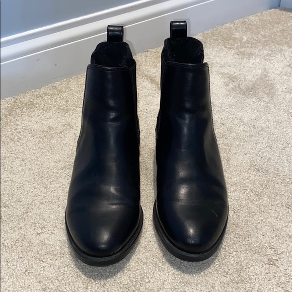 H&M Black Leather Ankle Booties - Picture 2 of 7